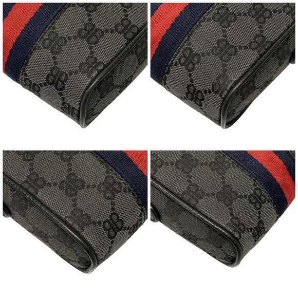 Auth BALENCIAGA The Hacker Shoulder Zip Bag - Picture 16 of 16